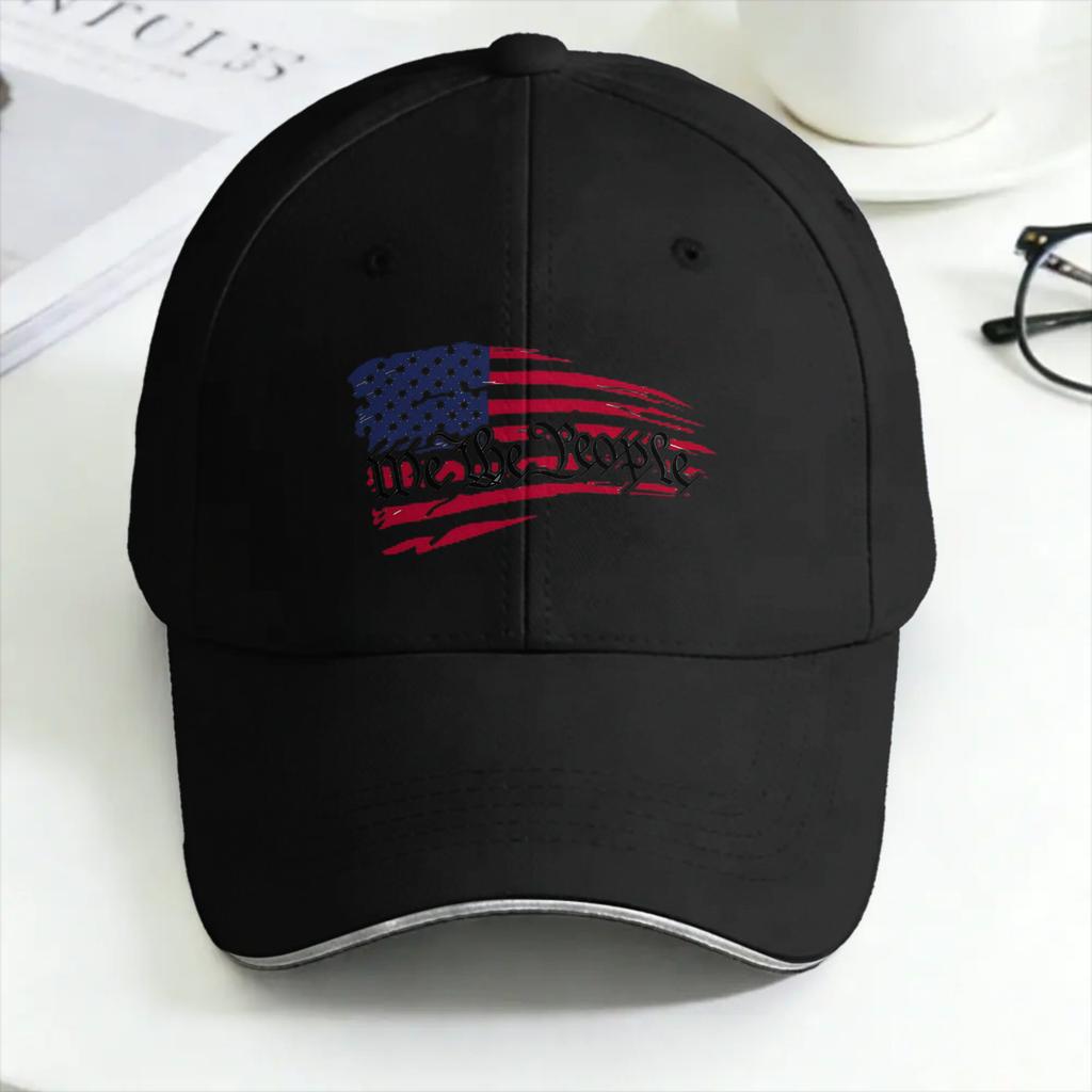 We The People Th USA University Baseball Cap Outdoor Gym Hot Sale Trucker Hat Unisex Adult Casual Design Baseball Caps