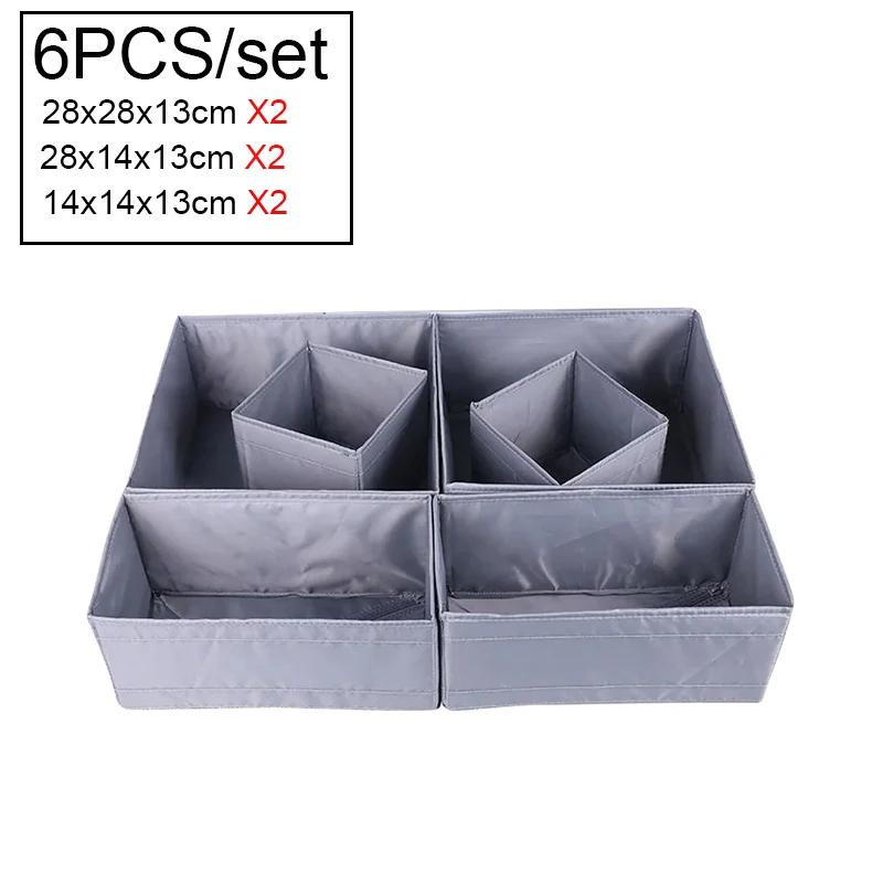 Clothes Organizer Underwear Organizer Box Closet Compartment Storage Containers Oxford Cloth Clothes Bins Drawers Boxes