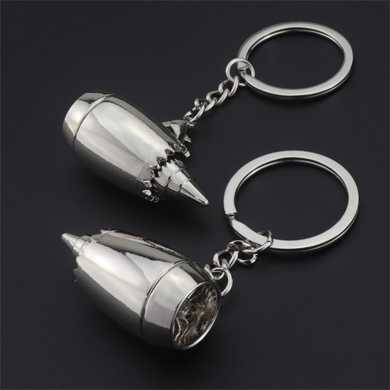 Metal for Key Chain Aircraft Engine Decoration for Key Ring for Key Holder Busin