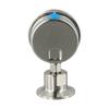 1pc 0-0.4MPa Manometer YTP60 Sanitary Diaphragm Pressure Gauge 50.5mm OD Tri Clamp Membrane Pressure Gauge Diaphragm Gauge