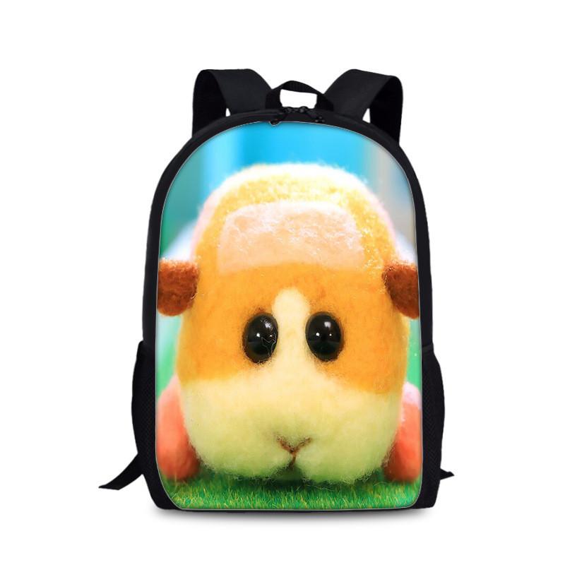 Tangalang Pui Pui Hamster Backpack For Kids With Nylon Material And Spacious Design