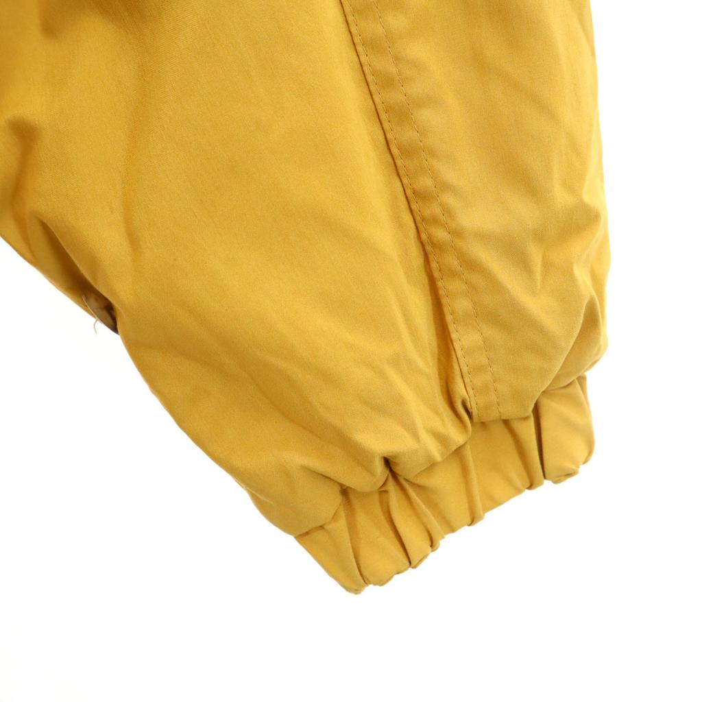 Aquascutum Made In Japan Hooded Batting Jacket 9 Mustard Women Used