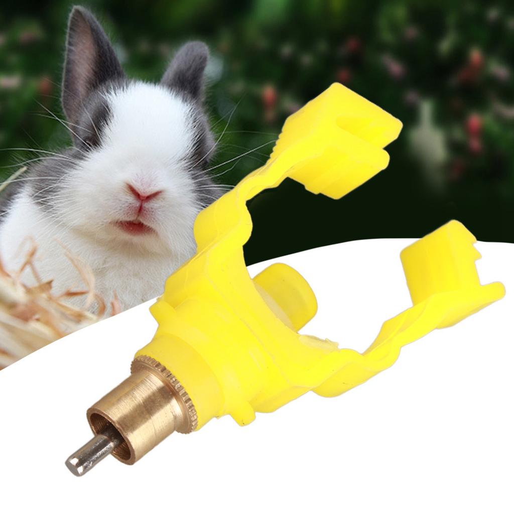 20Pcs Rabbit Drinker Nipple Waterer Drinking Water Tool Cage Accessories (DN15 Short 20mm)
