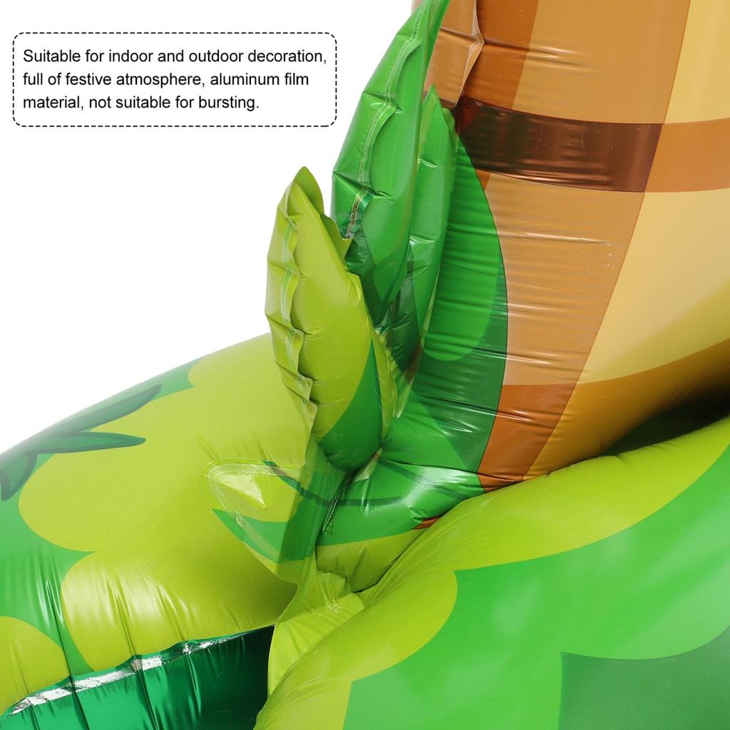 VICASKY Palm Tree Balloons, 3-Piece Set, Large Inflatable Foil Balloons for Hawaiian Party Decorations, 52x37x64 Inches, for Indoor and Outdoor Use