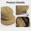 Autumn and Winter Cotton-lined Snapback Caps Blank Solid Color Simple Style  Snapback Cap