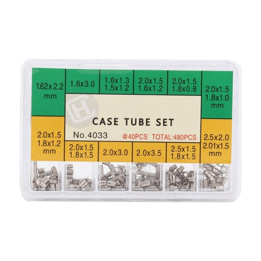 

12 размеров трубка корпуса часов из нержавеющей стали, аксессуар для часовщика, детали для часов, профессиональный ремонт 1 Box