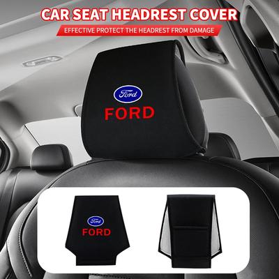 Heißes Auto-Logo Sitzlehnen-Kopfstützen-Abdeckung Kissen Handtuch für Ford Focus 2 MK1 MK3 Mondeo MK4 Fiesta MK7 Fusion Kuga Ranger Explore