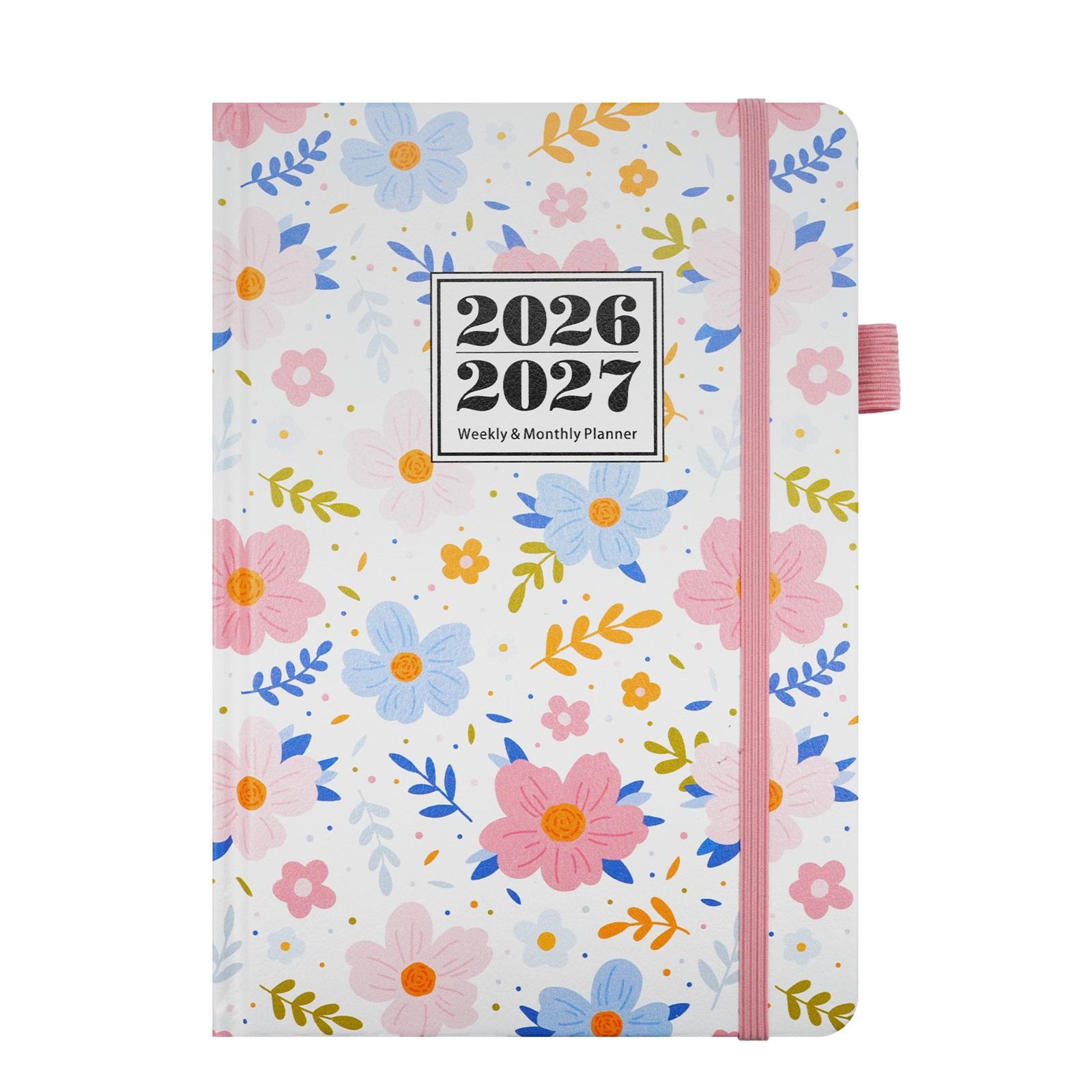 2026-2027 English Schedule Planner, A5 Size, 72 Pages / 144 Pages, Daily Planner/calendar/notebook