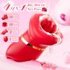 4 IN 1 Rotate Mouth Suction Clitoral Vibrator for Women Nipple Tongue Licking Sucker Couple Masturbator Female Adult Sex Toys