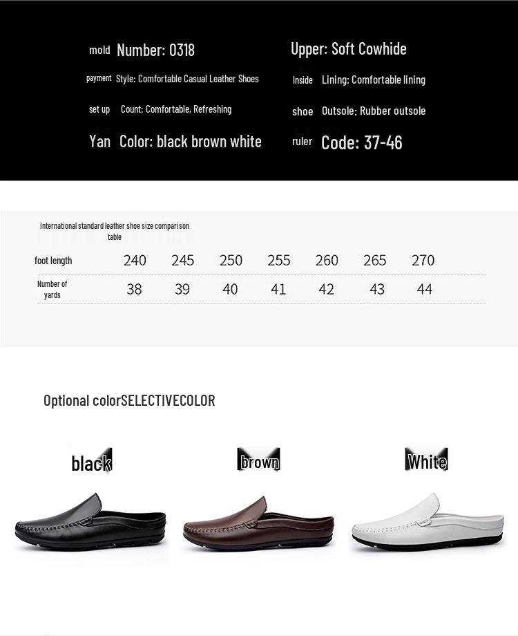 Herren Größe 46 Large Leder Freizeit Fahrschuhe - Britischer Stil Weiche Sohle Slip-On Schuhe & Geschlossene Zehenpartie Halbschuhe