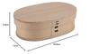 Odate Kogeisha Akita Cedar Bentwood Bento Box (Oval Bento - Medium) Lunch Box Wooden Bento Box / Made In Japan Urethane Coating Traditional Craft Japa