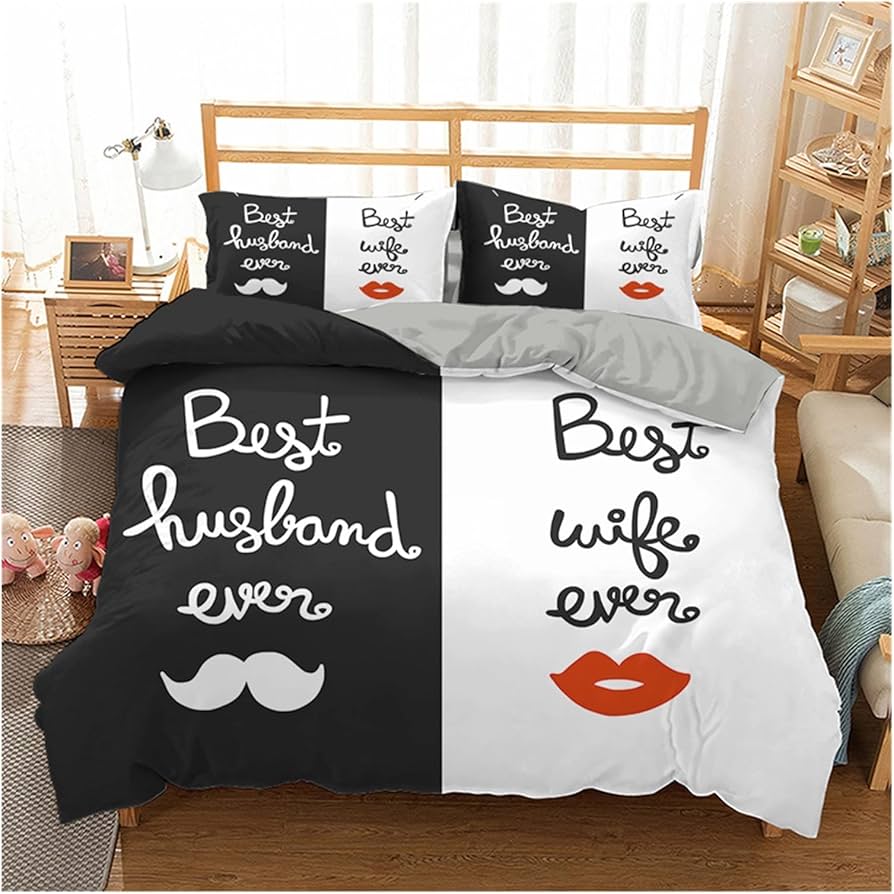 Comforter Romantic King And Queen Bedding Set Twin Full Comforter For Girls Teens Couple Lover Valentine'S Day Present