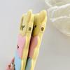For iPhone 15 Pro Max Silicone Case Cute Three Bears Design Shockproof Phone Back Cover with Charm