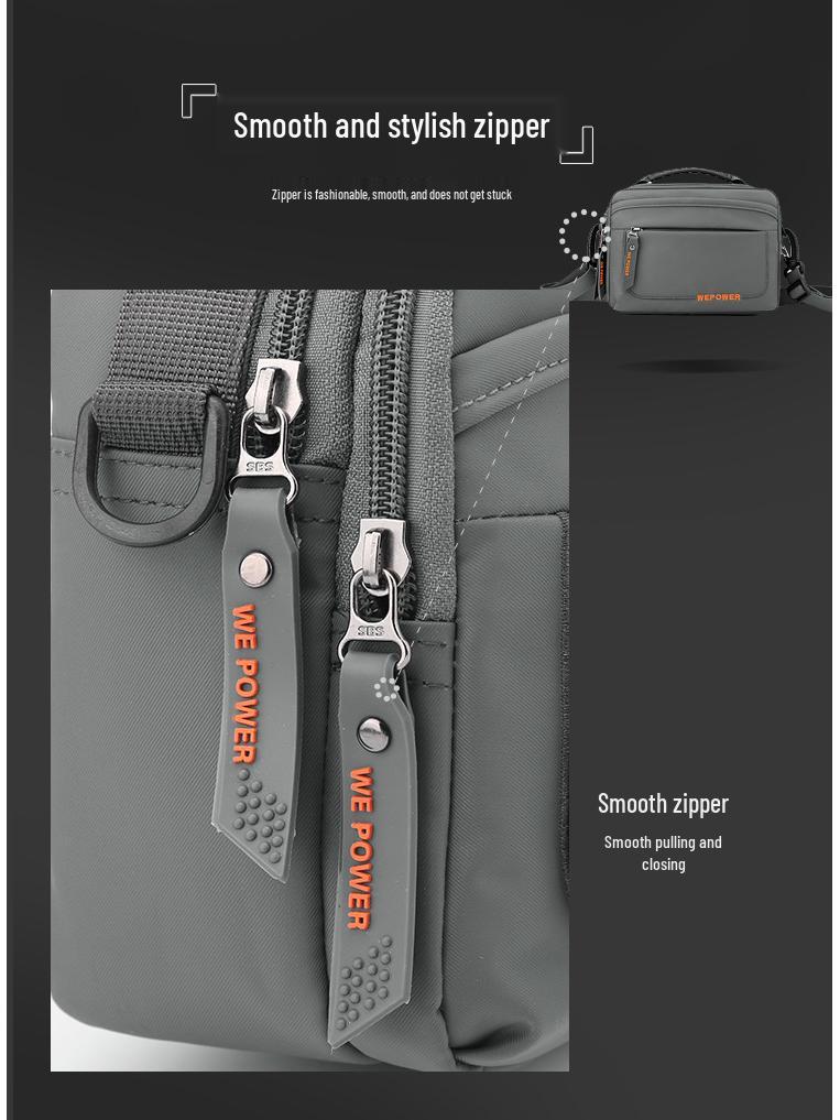 Men's Water-Resistant Outdoor Crossbody Shoulder Bag