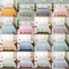 Summer Rabbit Flower Bear Print Air Conditioner Quilt With Gift Box Bedroom For