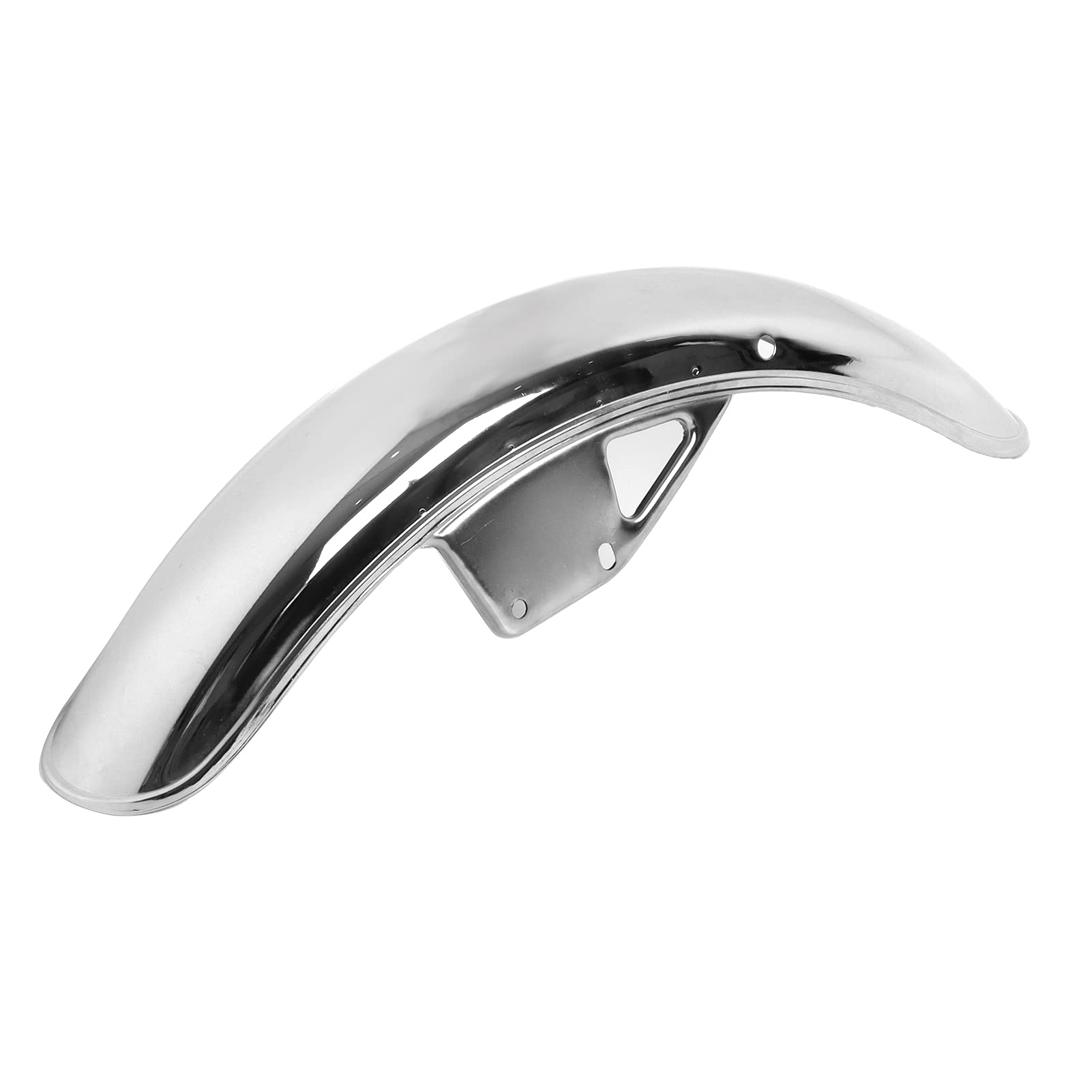 

56см Довгий Нержавіюча Сталь Мотоцикл Переднє Крило Колеса Заміна для Мотоцикла Suzuki GN 125 Простий у використанні (Сріблястий хром)