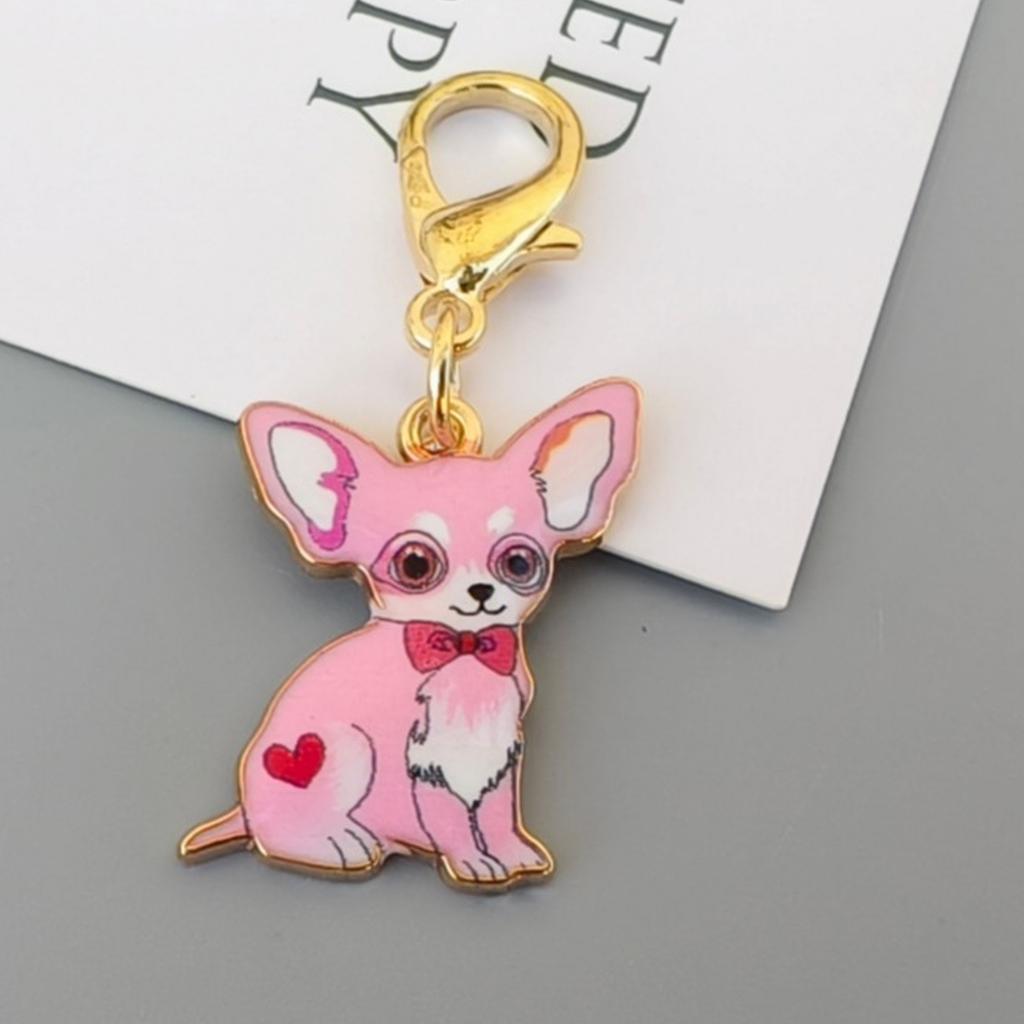 10pcs Creative Gift Dog Keychain for Birthdays Holidays Alloy Key Organiser Ornament Perfect for Personalization