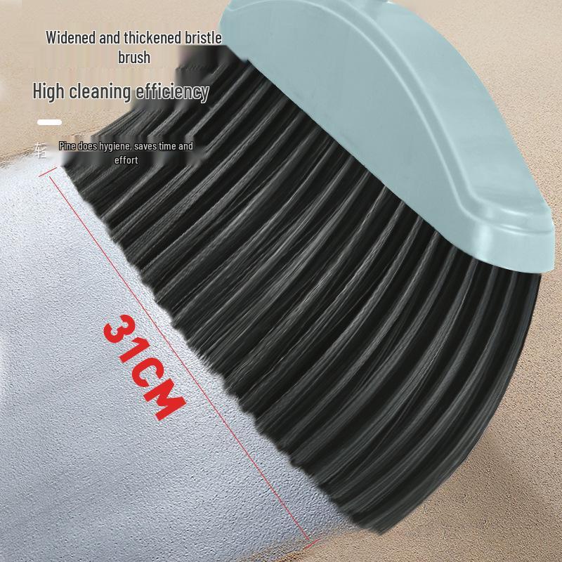 Li Lin Soft Bristle Broom and Dustpan Set with Teeth - High Quality Household Sweeping Combo