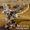 Creative Eagle Mechanical Building Blocks - Challenging Electric Light-Up Toy, Compatible with LEGO, Ideal Gift