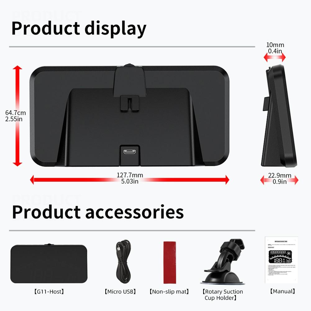 Overspeed Alarm Speedometer Universal 5V ABS Digital GPS