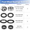 91256-HM7-003 Front Wheel Bearings Seals Kit Fits for ATV Foreman 400 450 500, Rubicon 500 650 680 Replace 91051-HA7-651 91209-HN2-003