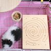 Wooden Claws Scratching Board for Pet Hedgehog Squirrel Rabbit Play Toy Cage Accessory