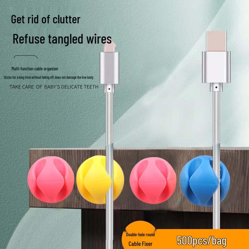 Nástěnné kabelové klipy a organizéry: Stolní úložný prostor a úložný prostor pro nabíjecí kabely pro mobilní telefony, sluchátka, pro použití v kanceláři a u postele