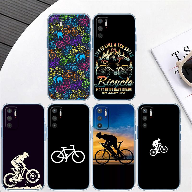 RP26 Cycling Bicycle Transparent Case for LG K22 K30 K40 K40S K41 K42 K50 K50S K51 K51S K52 K61 K62 K71 K92 Q60 Q61 V40 V50 V60