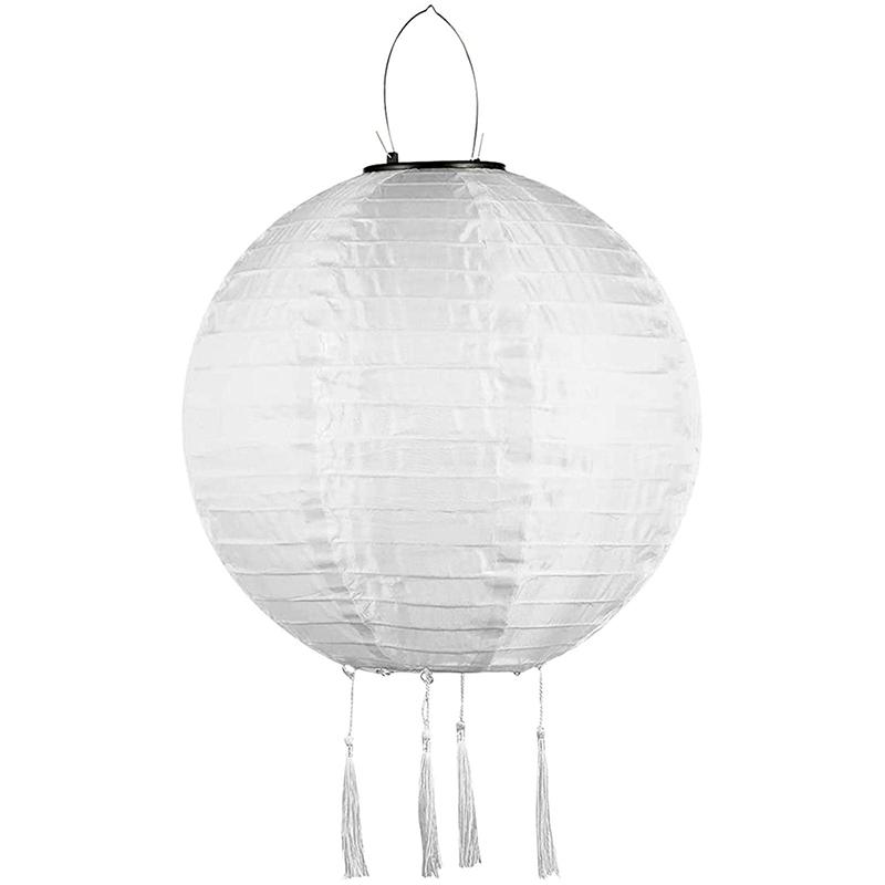 12 Inch Waterproof Solar Powered Lanterns Chinese Lantern Led Lamp Outdoor Decoration Balls Light Solar Lantern Party Decoration