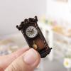 1/12th Scale Doll House Wall Clock Classic Simulation Wall Clock Model Micro Scene Retro Dollhouse Miniatures Living Room Decor