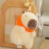 Cute Little Milk Dolphin Plush Pendant Strawberry Capybara Backpack Pendant Girl Key Pendant Birthday Gift
