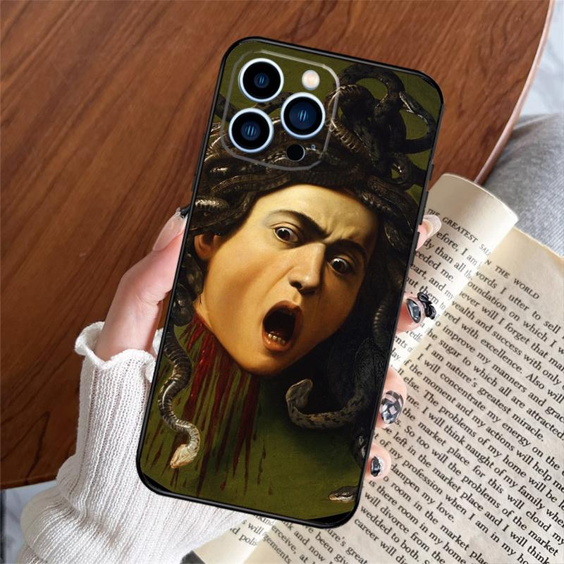 

Caravaggio Paintings Phone Case For iPhone 16 15 14 13 12 11 Pro Max 12 13 Mini X XR XS Max 6s 8 7 Plus Cover iPhone 13 mini