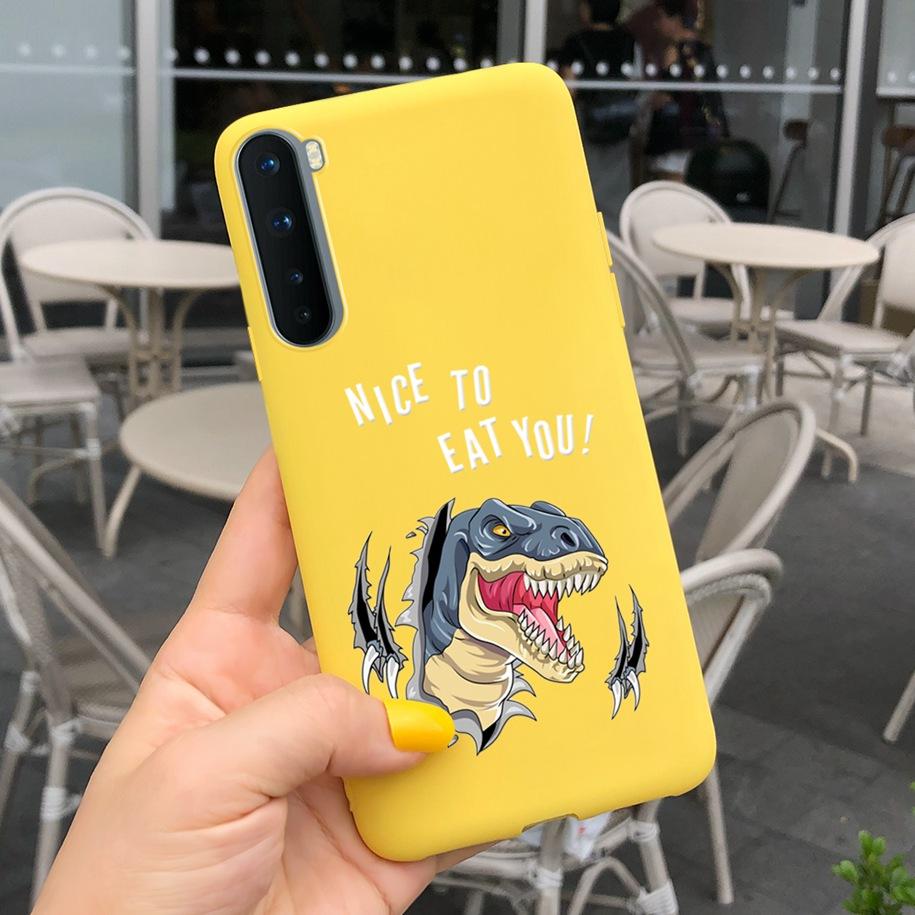 

For Phone Case OnePlus Nord Cover Soft Silicone Leopard Flower Butterfly Painted Candy TPU Case For One Plus Nord 1 + Nord Coque OnePlus Nord