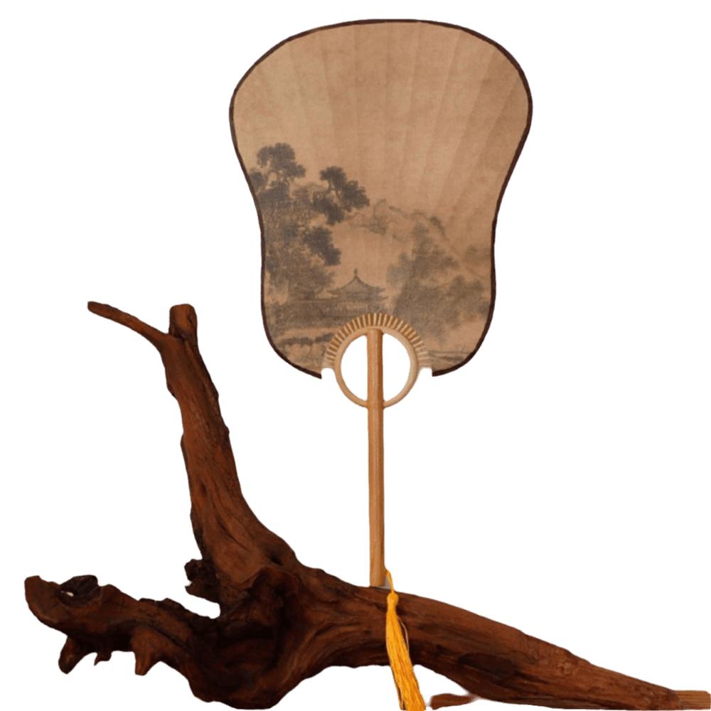 DIY Calligraphy Vintage  Group Fan Elegant Design Hand Fan Xuan Paper Fan  Home Decoration