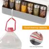 Self-adhesive Seasoning Box Storage Rack Wall-mounted Spice Organizer Kitchen Spice Rack