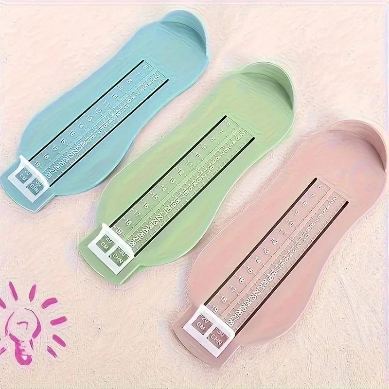 Portable Kids Foot Ruler Non Slip Shoe Sizer Tool for Children Infant Shoes Measurement Gauge Growth Tracker Feet Length Device
