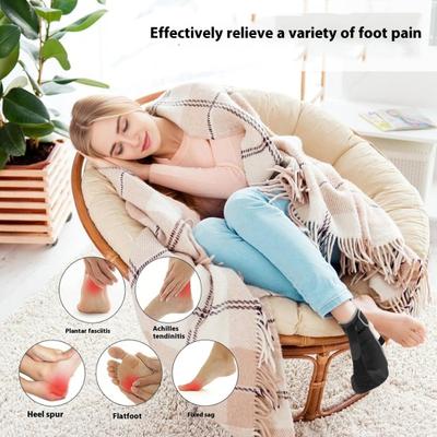 Adjustable Night Splint for Plantar Fasciitis & Foot Drop Breathable SBR Ankle Brace with Arch Support Non-Slip Straps Unisex Orthotic for Pain Relief