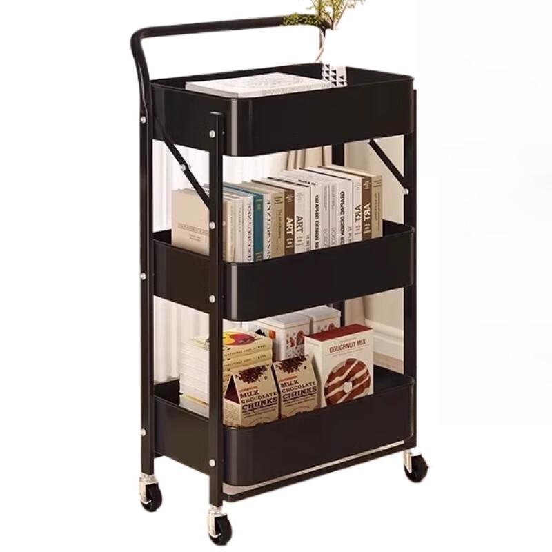 Yingbai 2-Tier Foldable Kitchen Storage Cart