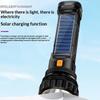 Rechargeable High Lumens Led Flashlight With Side Cob Light And Long Runtime Perfect For Camping Hiking Emergency Use