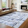 Living Room Carpet Solid Color Carpet Wear-resistant Easy To Maintain Anti Slip Pad for Coffee Table