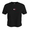 Tommy Jeans Womens/Ladies Embroidered Logo Cotton Cropped T-Shirt