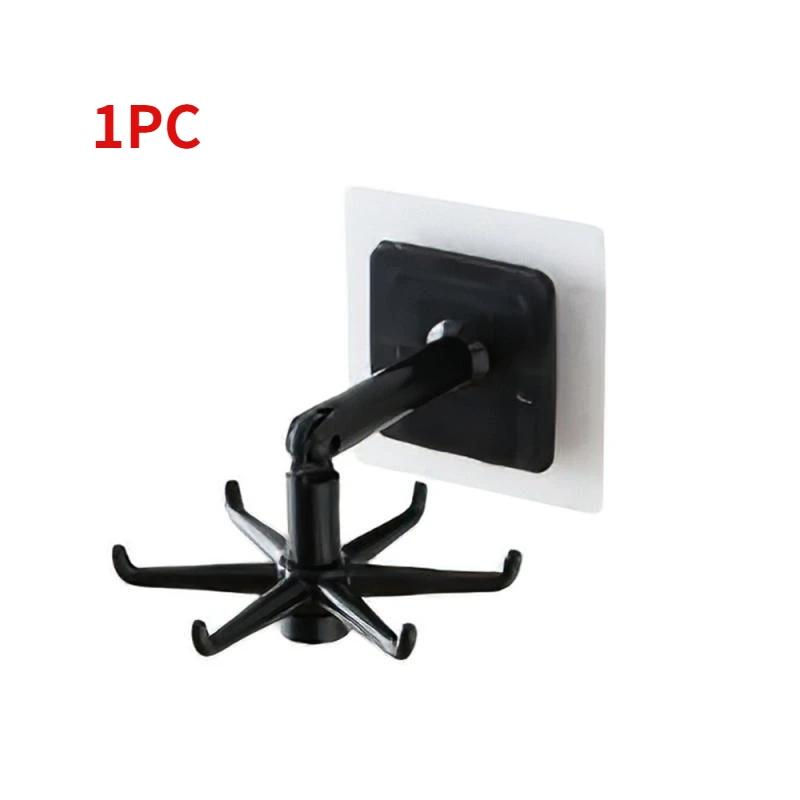 Wall Hook For Kitchen Gadgets Storage Accessories Home and Decoration 360 Degrees Multifunction Bathroom Organizer Kitchenware