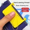 Beginner Sewing Tool Clip-On Ruler Edge Stitch Lock And Gauge Quilting Template with 1.5mm 2mm 3mm 4mm Spacing Hand for Even Stitches