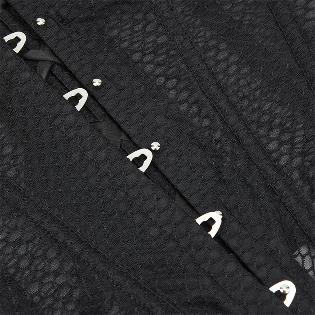 Korzetové topy pro ženy, tvarované spodní prádlo, trimovaný pas Push Up Bodysuit Bustier Top