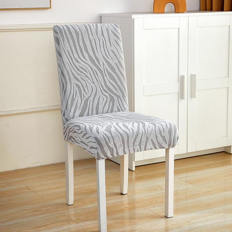 Embossed Fleece Thickened Chair Cover Fabric All-Inclusive Four-Season Hotel Restaurant Hotel Elastic Chair Cover Chair Cover