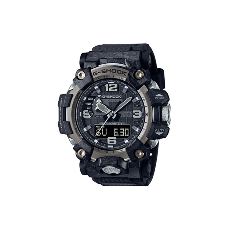 Casio Men's Black G-Shock Waterproof 200 M Quartz Movet Resin Strap Watch Watches Gwg-2000-1A1pr