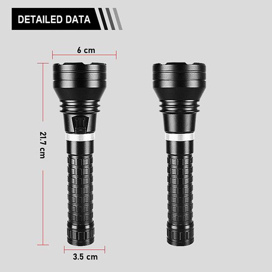 Scuba-Taschenlampe XHP360 LED Tauchlampe 300000LM Tauchlaterne Unterwasser-Blitzlicht Amphibienlampe Lichter mit großer Reichweite