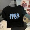 Unisex 1989 Women's Concert Cropped Tops Oversized Country Music Shirt Music Lover Shirts Taylors Merchandise Oversized Album Fan Gift