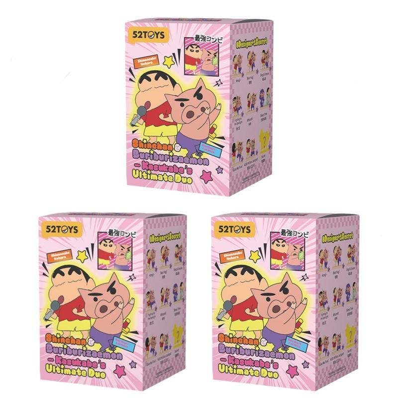 TOP TOY Crayon Shinchan Kasukabe's Strongest CP Series Cute Desktop Ornaments Children's Toys Figures Birthday Gifts