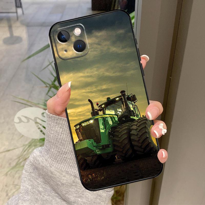 Farm Vehicle Tractor Case For iPhone 17 Pro Max 15 14 13 12 11 16 Pro Max Plus 12 13 Mini 16e 17 Air Back Cover